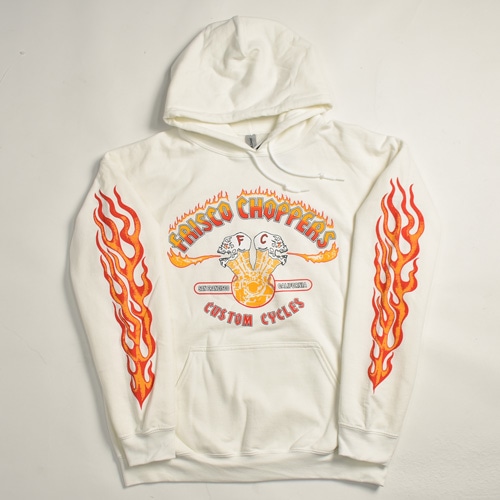 FRISCO CHOPPERS US 三軒茶屋 パーカー Frisco Choppers×Us/Skull Motor Pullover Hoodie（フリスコチョッパー