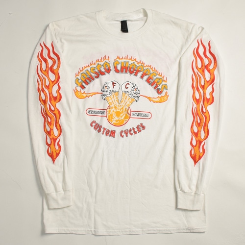 Frisco Choppers×Us/Skull Motor L/S T-Shirt（フリスコチョッパーズ