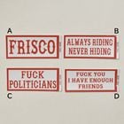 Hells Angels/Support Sticker�ʥإ륺���󥸥��륹 ���ƥå�����[a-8277]