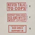 Hells Angels/Support Sticker�ʥإ륺���󥸥��륹 ���ƥå�����[a-8278]