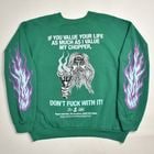 Suntee��Us/Don't Fuck with My Chopper Sweatshirt�ʥ���ƥ��ߥ��� �������åȡ˥��꡼��/������XL [y-0747]
