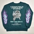 Suntee��Us/Don't Fuck with My Chopper Sweatshirt�ʥ���ƥ��ߥ��� �������åȡ˥��������꡼��/������XL [y-0751]