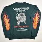 Suntee��Us/Don't Fuck with My Chopper Sweatshirt�ʥ���ƥ��ߥ��� �������åȡ˥��������꡼��/������XL [y-0752]