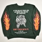 Suntee��Us/Don't Fuck with My Chopper Sweatshirt�ʥ���ƥ��ߥ��� �������åȡ˥��������꡼��/������XL [y-0754]