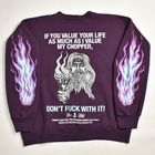 Suntee��Us/Don't Fuck with My Chopper Sweatshirt�ʥ���ƥ��ߥ��� �������åȡ˥ѡ��ץ�/������XL [y-0755]