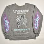 Suntee��Us/Don't Fuck with My Chopper Sweatshirt�ʥ���ƥ��ߥ��� �������åȡ˥������إ������졼/������XL [y-0758]
