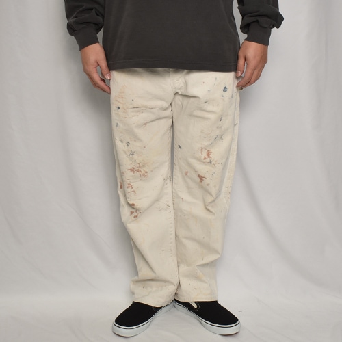 Dickies/White Drill Painter Pants with Sherwin Williams Tag