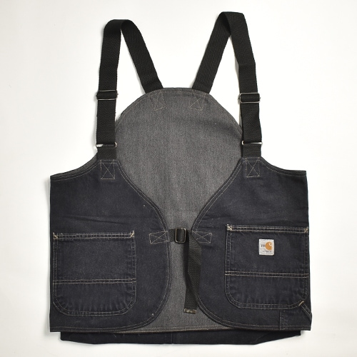 Carhartt カーハート ハンティングベスト 黒 Customized Carhartt Chemical Black Over Dyed Hunting Vest