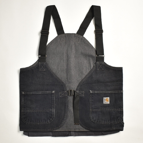 Customized Carhartt Chemical Black Over Dyed Hunting Vest