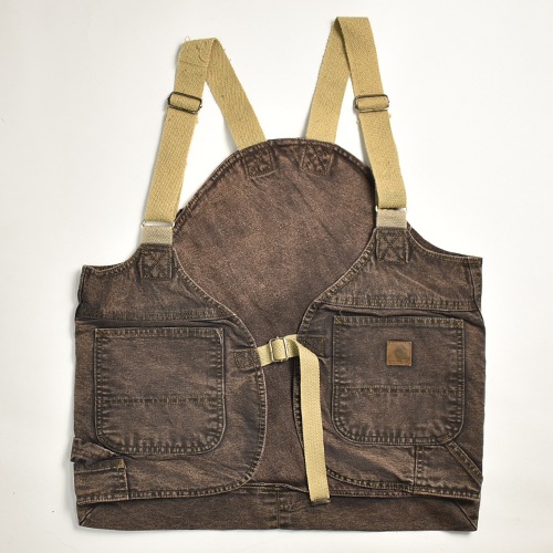 Customized Carhartt Chemical Black Over Dyed Hunting Vest