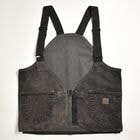 ��Customized Carhartt Chemical Black Over Dyed Hunting Vest�ʥ����ϡ��ȡߥ��� �ϥ�ƥ��󥰥٥��ȡ˥֥�å� [y-0824]