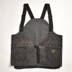��Customized Carhartt Chemical Black Over Dyed Hunting Vest�ʥ����ϡ��ȡߥ��� �ϥ�ƥ��󥰥٥��ȡ˥֥�å� [y-0828]