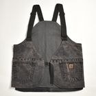 ��Customized Carhartt Chemical Black Over Dyed Hunting Vest�ʥ����ϡ��ȡߥ��� �ϥ�ƥ��󥰥٥��ȡ˥֥�å� [y-0830]