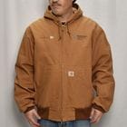 ��Carhartt/Hooded Duck Active Jacket (�����ϡ��� �ա��ɥ��㥱�å�)�����ϡ��ȥ֥饦��/������L [y-0855]