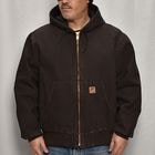 ��Carhartt/Hooded Duck Active Jacket (�����ϡ��� �ա��ɥ��㥱�å�)�������֥饦��/������L [y-0857]