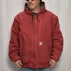 ��Carhartt/Hooded Duck Active Jacket (�����ϡ��� �ա��ɥ��㥱�å�)��������å�/������2XL [y-0858]