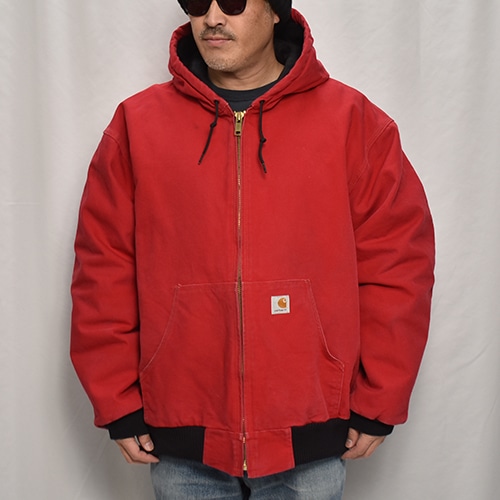 Carhartt フード付きジャケット S レッド Carhartt 赤 フード付き