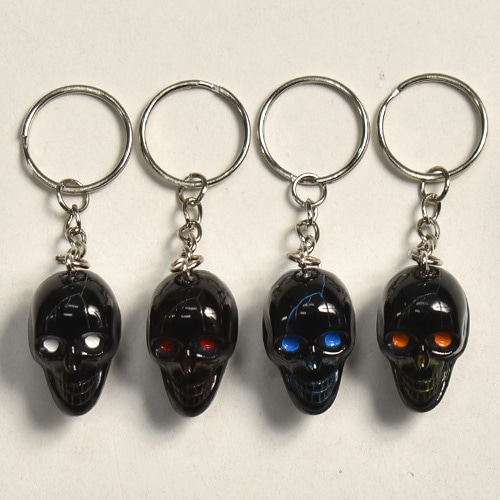 The Spooky Skull Key Holders w/Ball Chain（スカルキーホルダー） [a