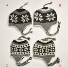 Fleece Lined Nepal Wool Flap Knit Cap�ʥե�åץ˥åȥ���åס� [a-8323]