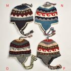 Fleece Lined Nepal Wool Flap Knit Cap�ʥե�åץ˥åȥ���åס� [a-8326]