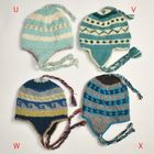 Fleece Lined Nepal Wool Flap Knit Cap�ʥե�åץ˥åȥ���åס� [a-8328]