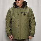 ��70's-80's Vintage French Navy Deck Jacket(�ե����ͥ��ӡ� �ǥå����㥱�å�)���꡼��/����68cm [y-0872]