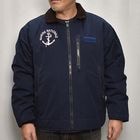 ��80's-90's Vintage French Navy Deck Jacket(�ե����ͥ��ӡ� �ǥå����㥱�å�)�ͥ��ӡ�/����63cm [y-0890]