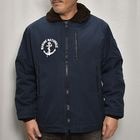 ��80's-90's Vintage French Navy Deck Jacket(�ե����ͥ��ӡ� �ǥå����㥱�å�)�ͥ��ӡ�/����62cm [y-0893]