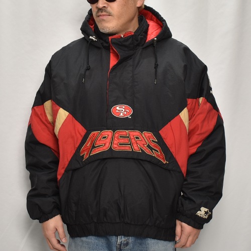 90's Vintage Puffer Jacket/49ers（90'sヴィンテージ パファー
