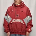 ��90's Vintage Puffer Jacket/Alabama��90's������ơ��� �ѥե������㥱�åȡ˥�åɡߥ��졼/������XL [y-0913]