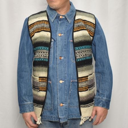 60's-70's Vintage Mexican Rag Vest（60's-70'sヴィンテージ