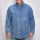 ��Sears/70-80's Vintage Blanket Lined Denim Chore Coat�ʥ������� �֥�󥱥åȥ饤�ʡ����祢�����ȡ˥���ǥ���/������L [y-0941]