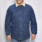 ��Roebucks/70-80's Vintage Blanket Lined Denim Chore Coat�ʥ����Хå��� �֥�󥱥åȥ饤�ʡ����祢�����ȡ˥���ǥ���/������M [y-0943]