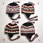 Fleece Lined Nepal Wool Flap Knit Cap�ʥե�åץ˥åȥ���åס� [a-8358]