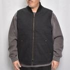 CornerStone/Washed Duck Work Vest�ʥ����ʡ����ȡ��� ���å��٥��ȡ˥֥�å� [a-8362]