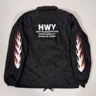 HWY��Us/Hawg Nylon Coach Jacket�ʥ��������֥�塼�磻�ߥ��� ���������㥱�åȡ˥֥�å� [a-8365]
