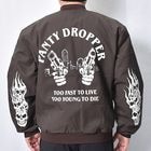 Panty Dropper��US/"FLYD" Rib Collar Work Jacket(�ѥ�ƥ��ɥ��åѡ��ߥ��� ������㥱�å�)�֥饦��/������L [y-1002]