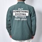 ��Us Customized Something Exciting Work Jacket�ʥ����������ޥ��� ������㥱�åȡ˥��꡼��/������L [y-1067]