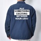 ��Us Customized Something Exciting Work Jacket�ʥ����������ޥ��� ������㥱�åȡ˥ͥ��ӡ�/������XL [y-1087]