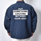 ��Us Customized Something Exciting Work Jacket�ʥ����������ޥ��� ������㥱�åȡ˥ͥ��ӡ�/������XXL [y-1090]