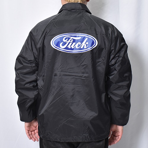 Fuck Logo Nylon Coach Jacket（ファックロゴ ナイロンコーチ