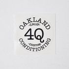 4Q Conditioning/Logo Sticker��4Q ���ƥå����˥��ꥢ�ߥ֥�å� [a-8415]