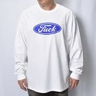 Fuck Logo L/S T-Shirt�ʥե��å����� T����ġ˥ۥ磻�� [a-8424]