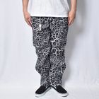 Crack Pattern Easy Pants�ʥ���å����������ѥ�ġ˥֥�å��ߥۥ磻�� [a-8431]