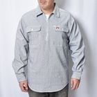 Ben Davis/Cotton 1/2 Zip Hickory L/S Shirt�ʥ٥�ǥ��ӥ� �ץ륪���С�����ġ˥ۥ磻�ȡߥͥ��ӡ� [a-8433]