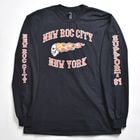 Hells Angels/New Roc City Support L/S T-Shirt�ʥإ륺���󥸥��륹 T����ġ˥֥�å��ߥ�å� [a-8443]