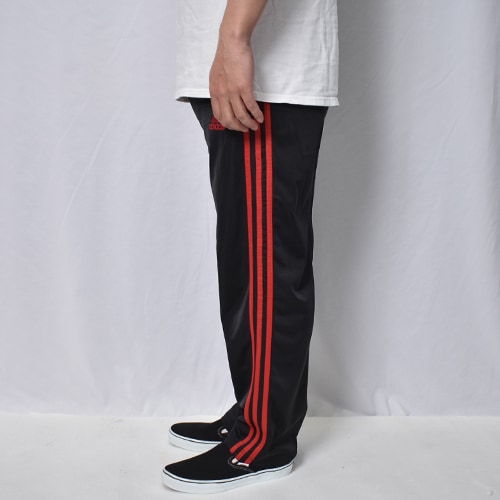 アディダス オリジナルス 希少 トラックパンツ ブラック レッド K0498 Adidas/3-Stripes Track Pants（アディダス トラックパンツ）ブラック