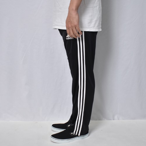 adidas アディダス トラックパンツ ブラック×ホワイト 2XLビッグサイズ Adidas/3-Stripes Track Pants（アディダス トラックパンツ）ブラック