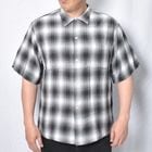 Towncraft/Ombre Checked S/S Rayon Shirt�ʥ����󥯥�ե� ����֥�����å�����ġ˥֥�å��ߥۥ磻�� [a-8487]