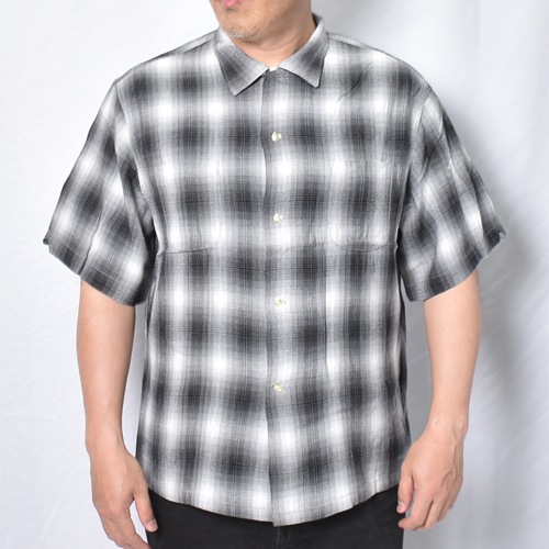 Towncraft/Ombre Checked S/S Rayon Shirt（タウンクラフト オンブレ